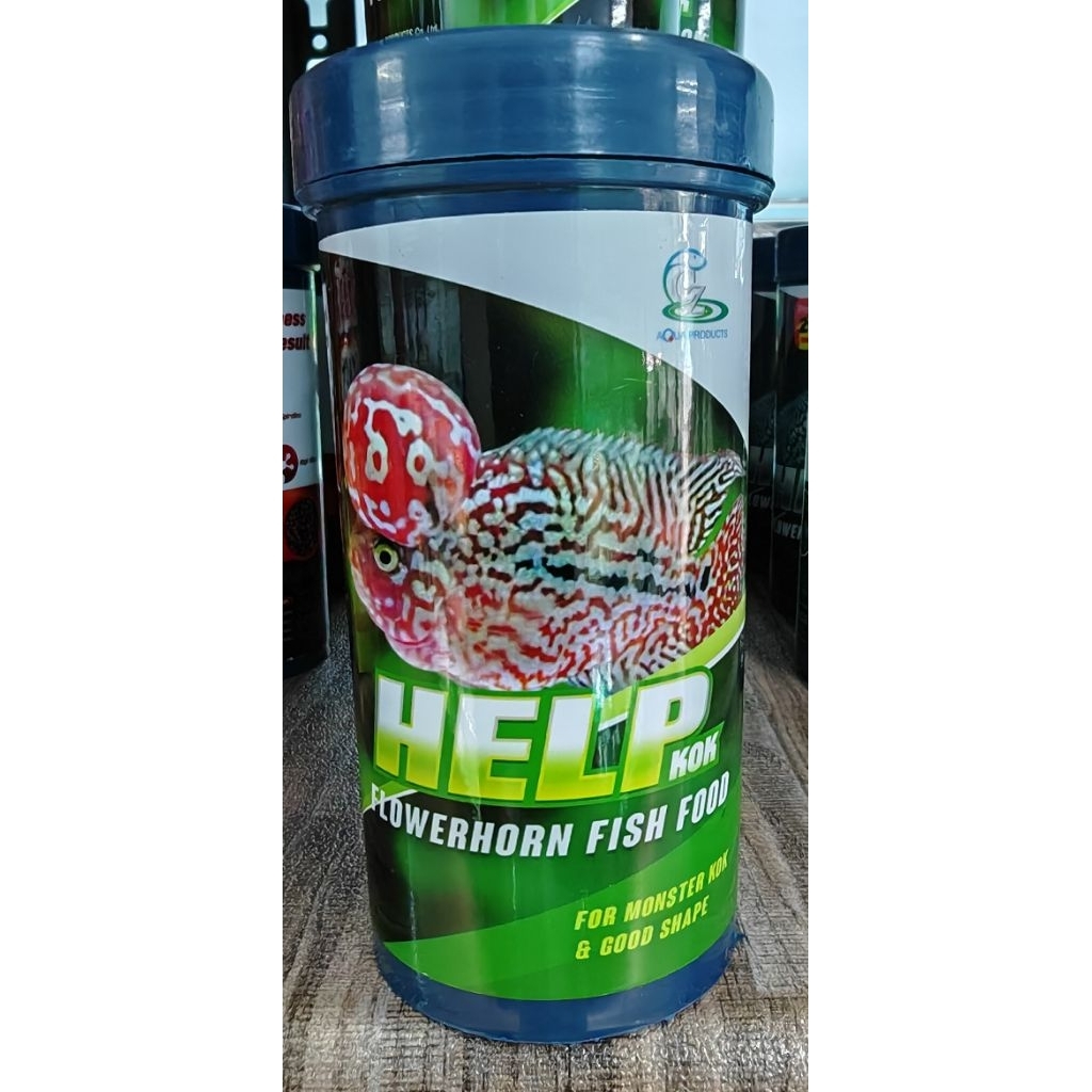 Cz HELP Kok อาหารปลา Flowerhorn/HELP KOK อาหารปลากรีก 100g