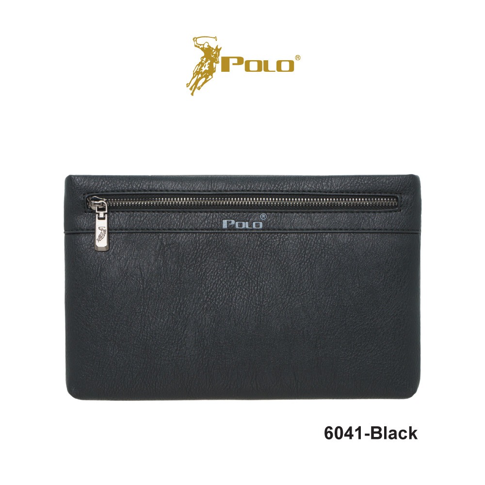 POLO กระเป๋าคลัทช์ผู้ชาย / หนังสังเคราะห์ 6041-PS