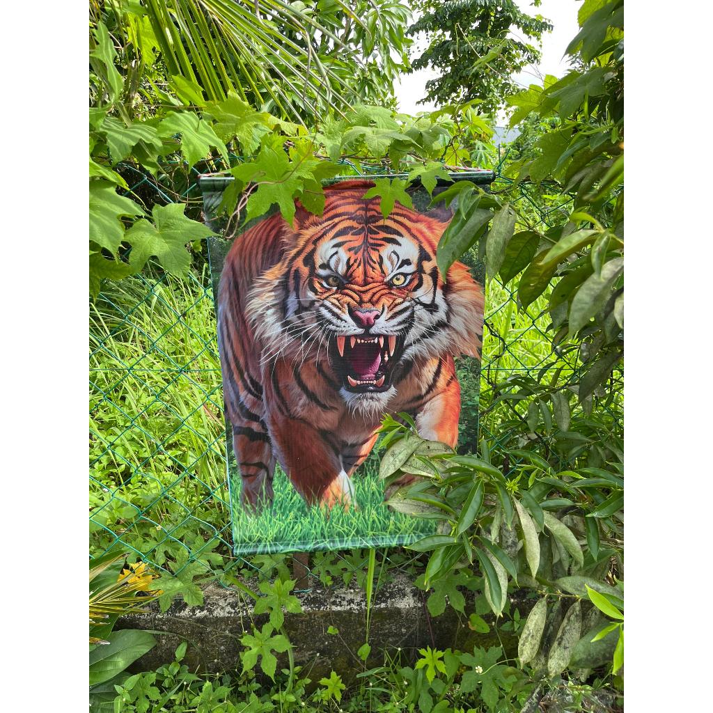 BANTING TIGER SERAM HALAU MONKEYS & ANIMALS BIDAS 2X3 / 3X4 FEET