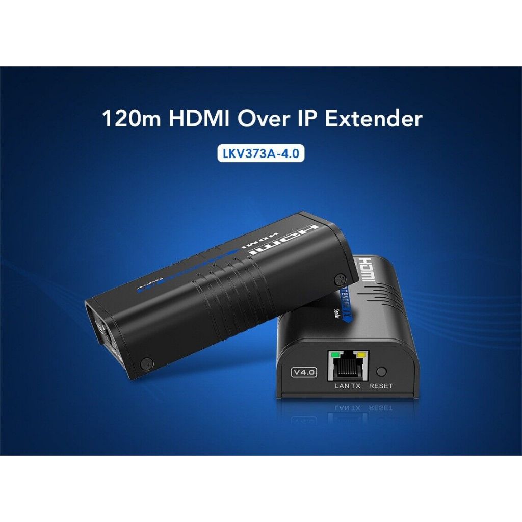 LKV373A v4.0 HDMI Extender 120 เมตรกว่าสาย LAN RJ45 UTP Cat5e/Cat6 1080P Lenkeng LKV373 LKV-373