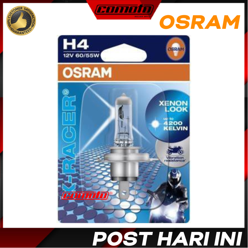 ชิ้นส่วน Osram H4 X-Racer
