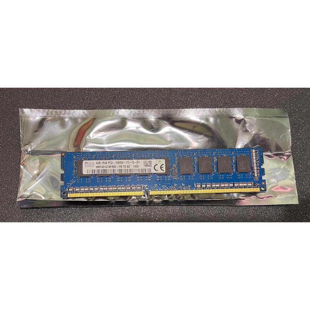 SK HYNIX 4GB PC3-12800E DDR3-1600 UNBUFFERED ECC 1RX8 CL11 240 PIN 1.5V โมดูลหน่วยความจํา HMT451U7AF