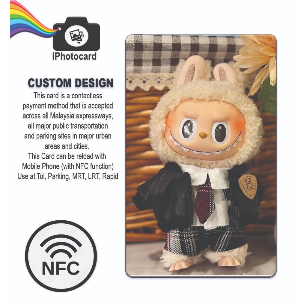 บริการการพิมพ์ Touch N Go Card / Membership Card - LABUBU Custom design NFC TNG Card Touch and Go Ca