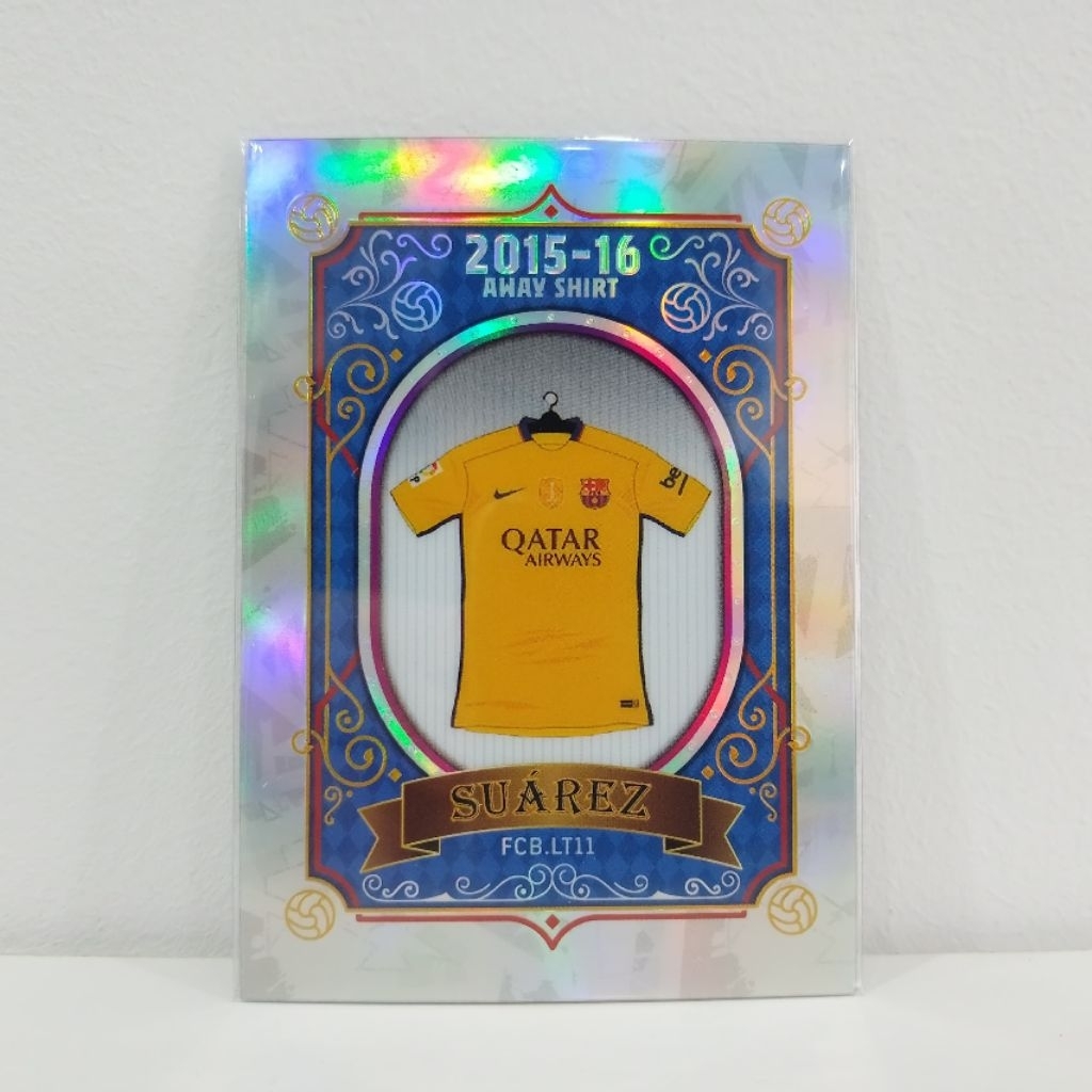 Official FC Barcelona Suarez 2015-16 เสื้อเยือน Chrome FCB.LT11
