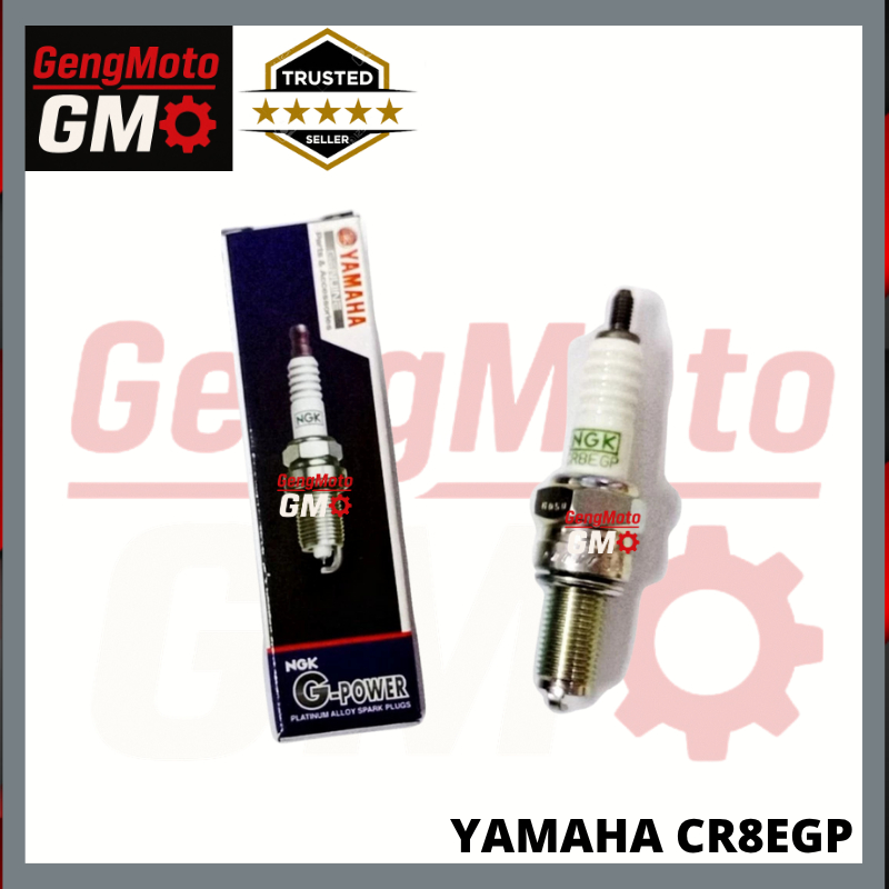YAMAHA CR8EGP CR7HGP GPOWER SPARK PLUG [INSIDE NGK]