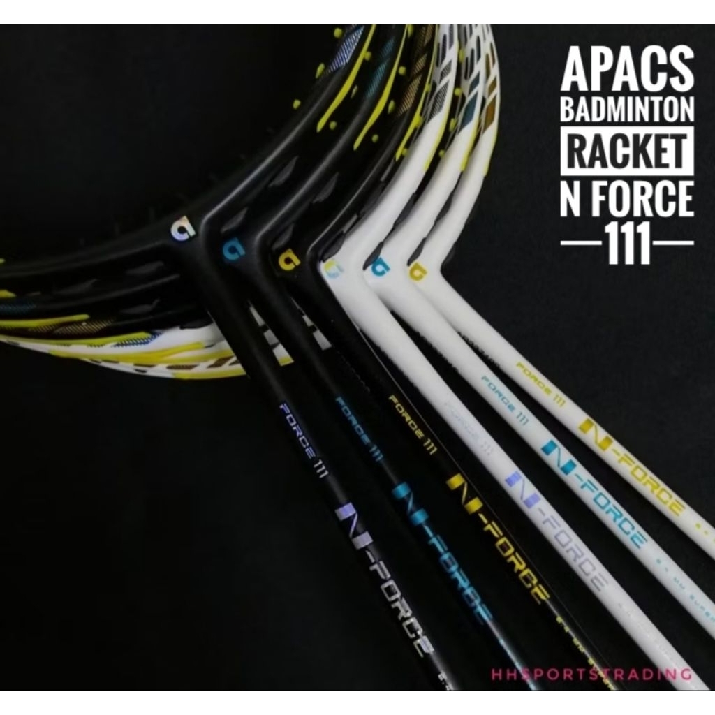 ไม้แบดมินตัน APACS N-FORCE 111 - 38LBS ( HI TENSION FRAME )