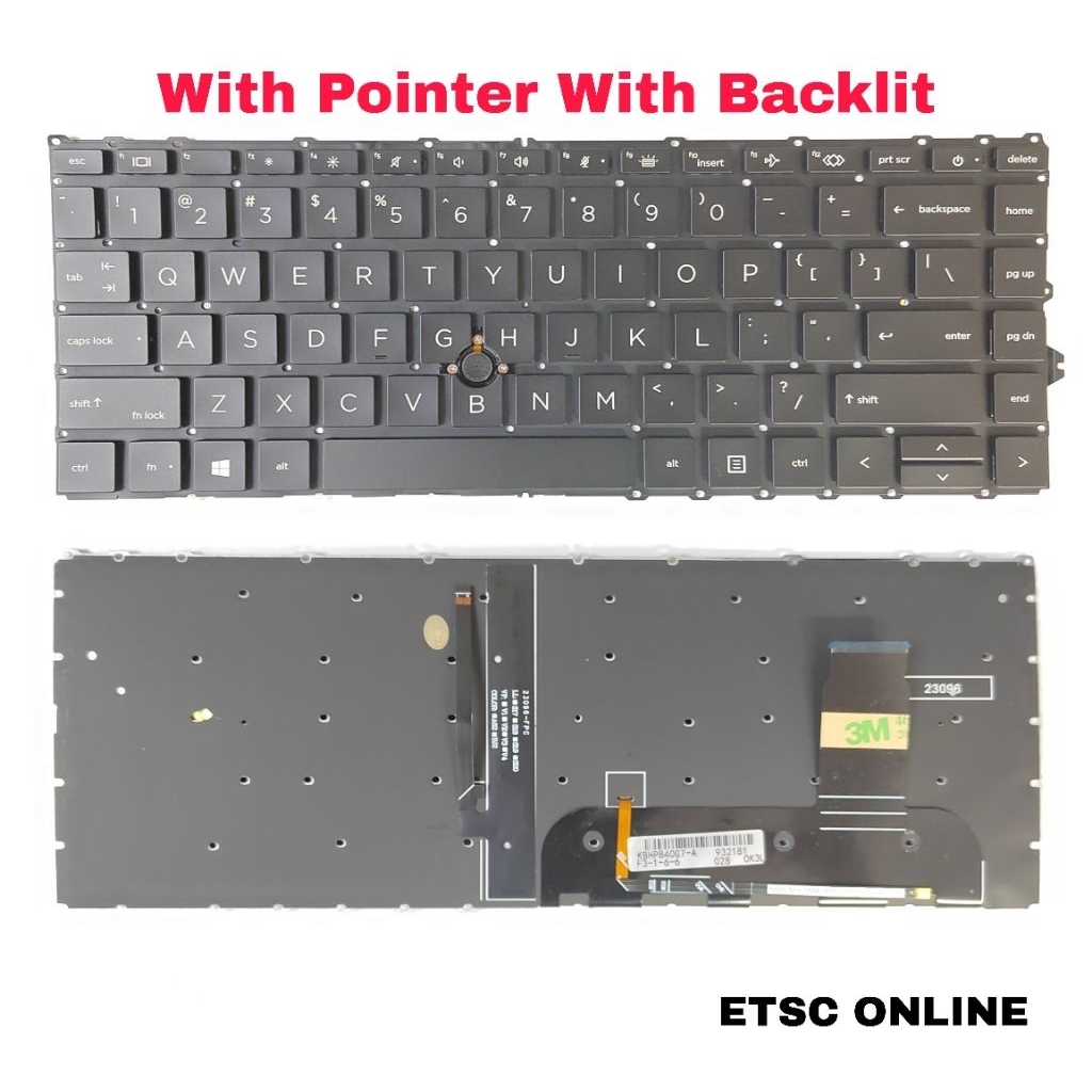 แป้นพิมพ์ใหม่สําหรับ Hp Elitebook 840 G7 840 G8 845 G7 745 G7 745 G8 Backlit คีย์บอร์ด