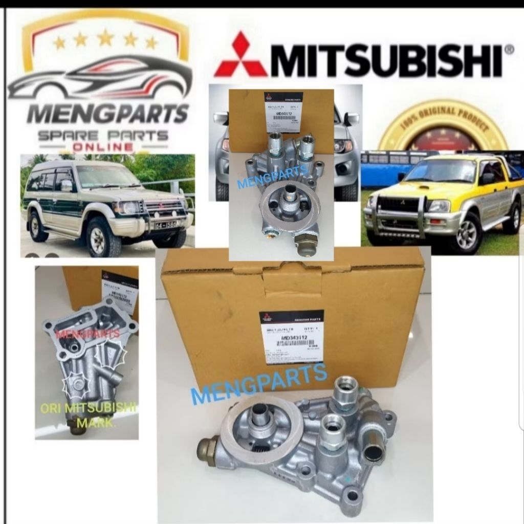 **STORM TURBO , PAJERO V34 2.5 4D56T TURBO 8V กรองน้ํามันเครื่อง BRACKET กรองน้ํามันกรณี MD343112