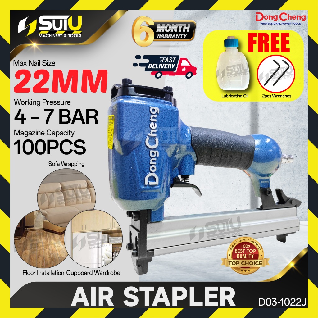 DONG CHENG D03-1022J / D031022J Stapler Udara / Air Stapler 4-7Bar