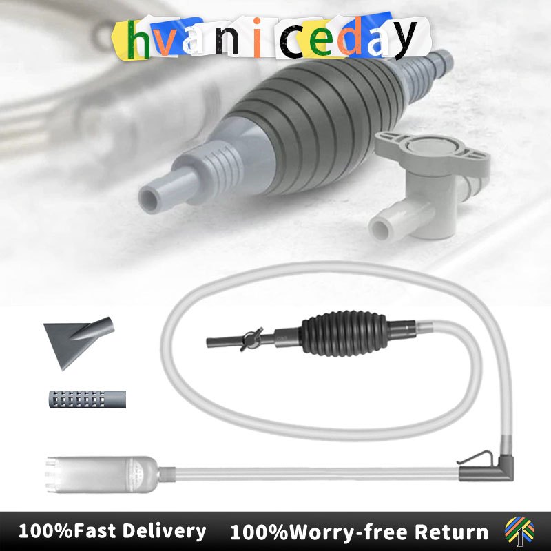 1.75/2.35M Aquarium Water Changer Siphon ปั๊มทําความสะอาดน้ําเปลี่ยนเครื่องมือ Penukar Air Tangki Pe