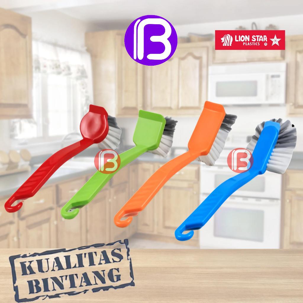 Livina Kitchen Brush แปรงพื้นพลาสติกอเนกประสงค์ BR 41 แปรงรองเท้า Lion Star