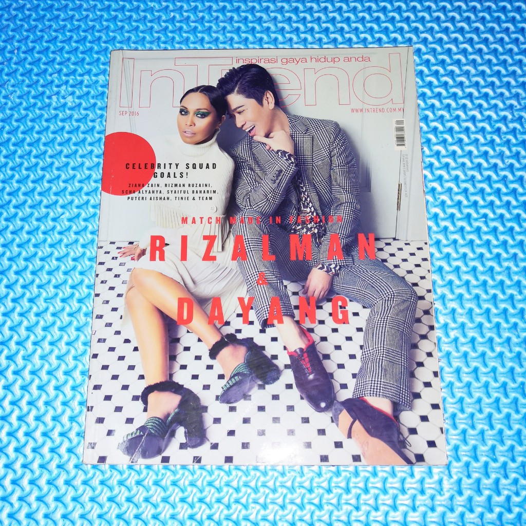 Majalah InTrend Fse 2016 Dayang Nurfaizah & Rizalman Cover