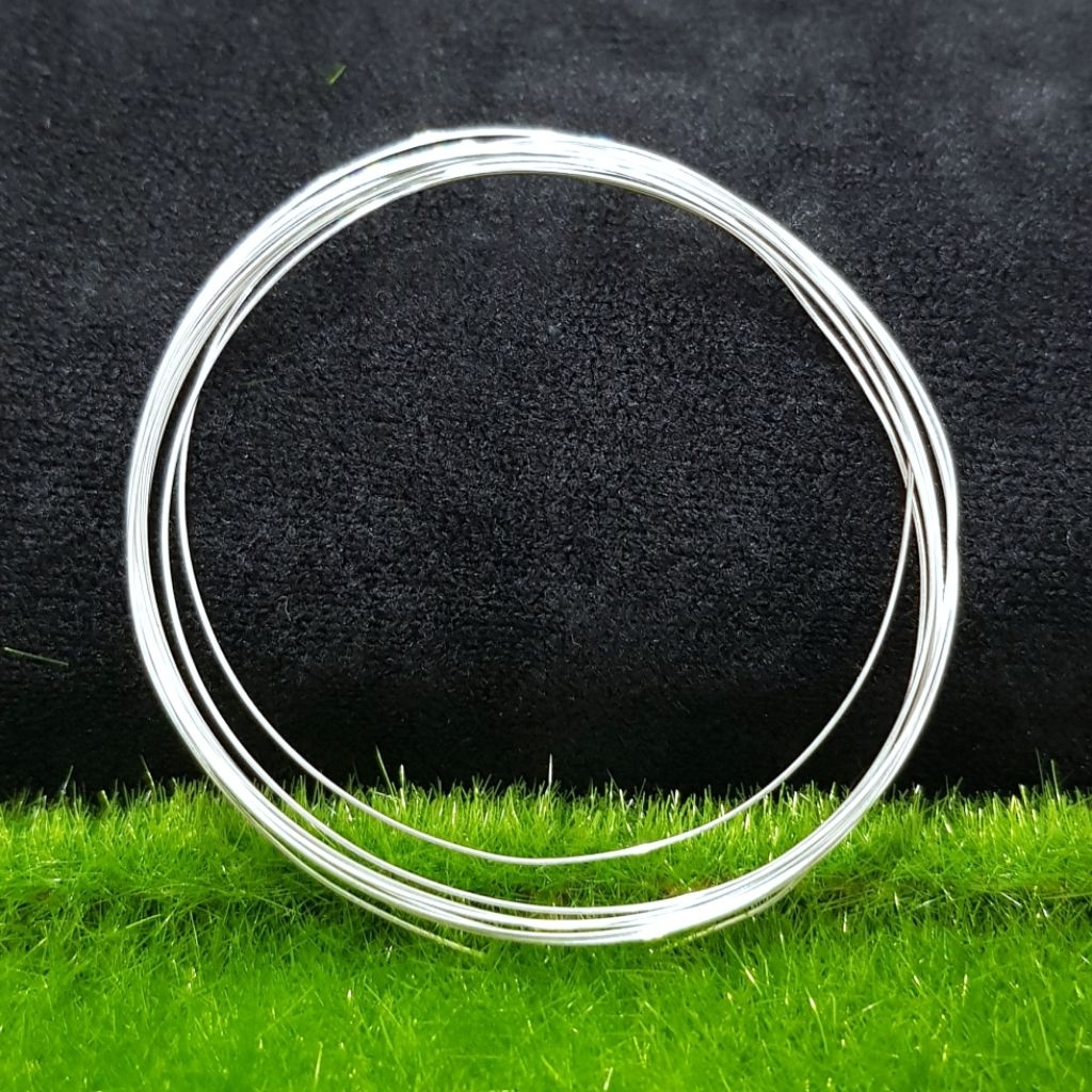 1.00 มม.S999 เงิน DIY ลวด 1.0 มม.S999 เงินแท้ DIY ด้ายเงินสเตอร์ลิง