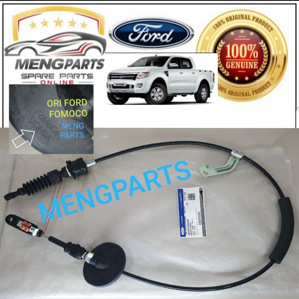 FORD RANGER T6 2.2 & 3.2 2012Y-2018Y AUTO GEAR LEVER CABLE AB3Z-7E-395C AB39-7E-395-AF