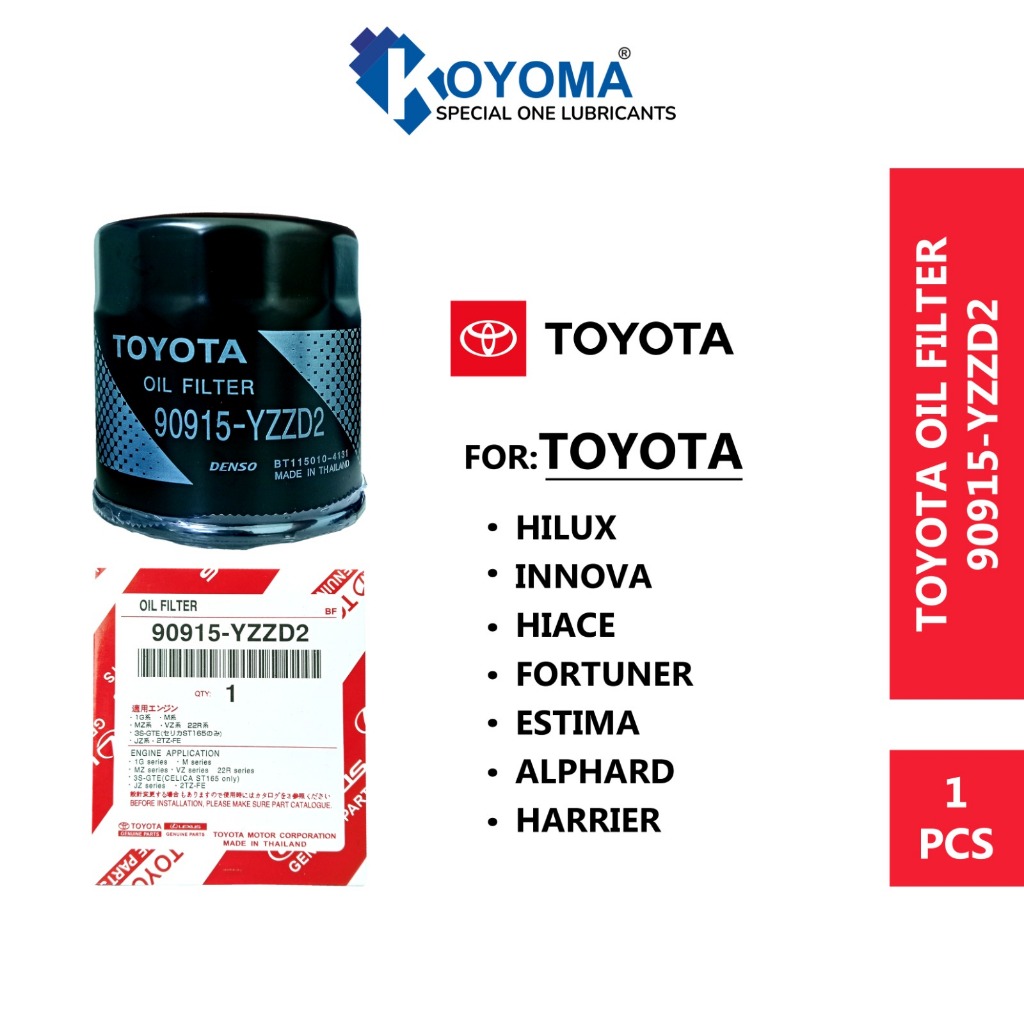 กรองน้ํามันเครื่องTOYOTA 90915-YZZD2