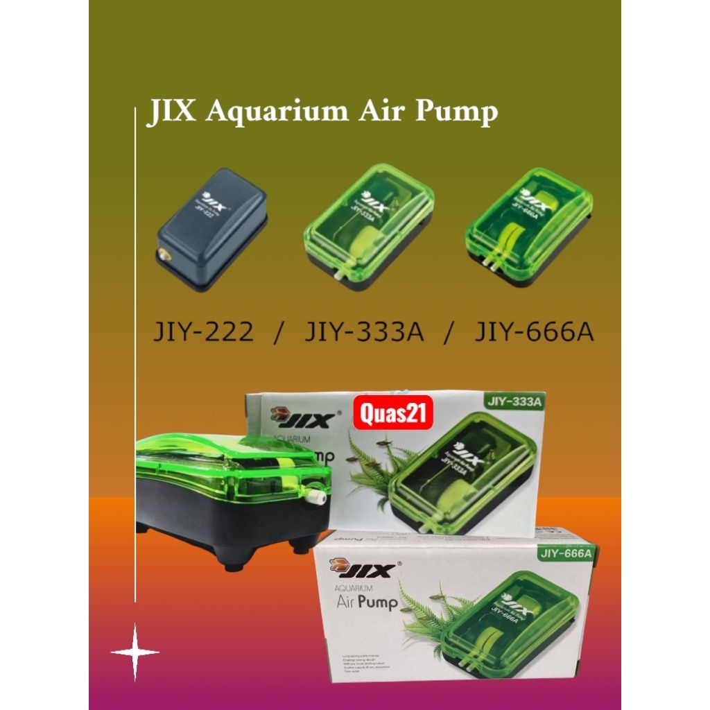 JIX ปั๊มลมตู้ปลา (JIX-333A/JIX-666A)