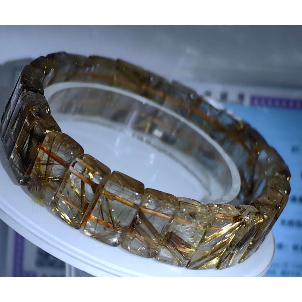 คริสตัลธรรมชาติทองแดง / สร้อยข้อมือกาแฟ Rutile (Papan) / Gelang Kristal Tembaga / Kopi Rutile 天然 铜โทรศัพท์มือถือ ราคา ถูกที่สุด ดีลบีเคเค แกลเลอรีภาพที่ 2