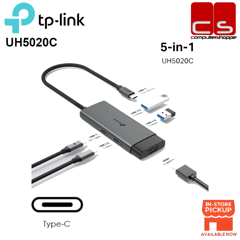 TP-LINK UH5020C (USB Type-C 5 in 1 Hub)