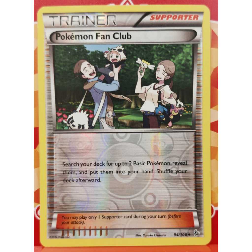 Pokemon Fan Club 94/106 / Uncommon - XY - Flashfire (FLF)