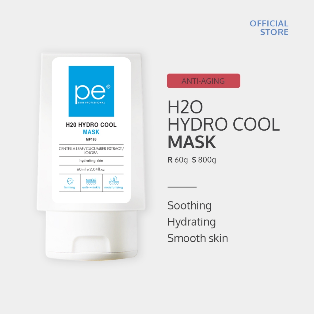 [MF183] H2O Hydro Cool Mask [60ML/1500ML][Hydrating Mask][Firming Mask][Aging & Dry Skin]