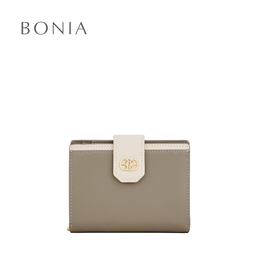 Boia Walnut Tonina Bifold Short Wallet Dompet Dua Lipatan
