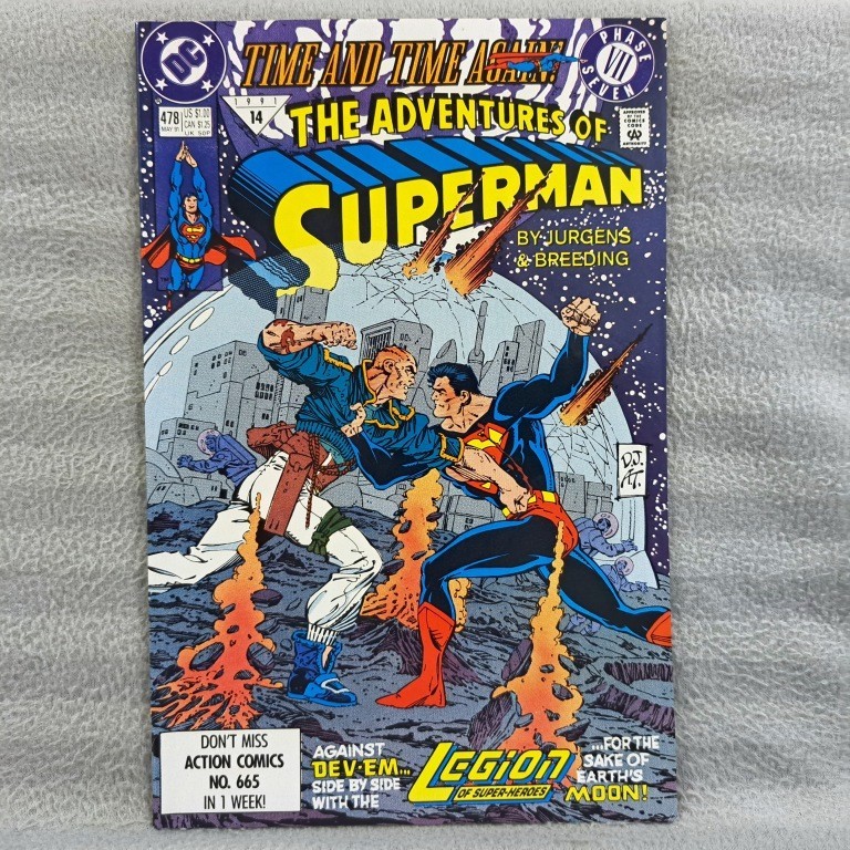 ผจญภัยแห่งซูเปอร์แมน 478 (DC Comics) Dan Jurgens (SUPERADV)
