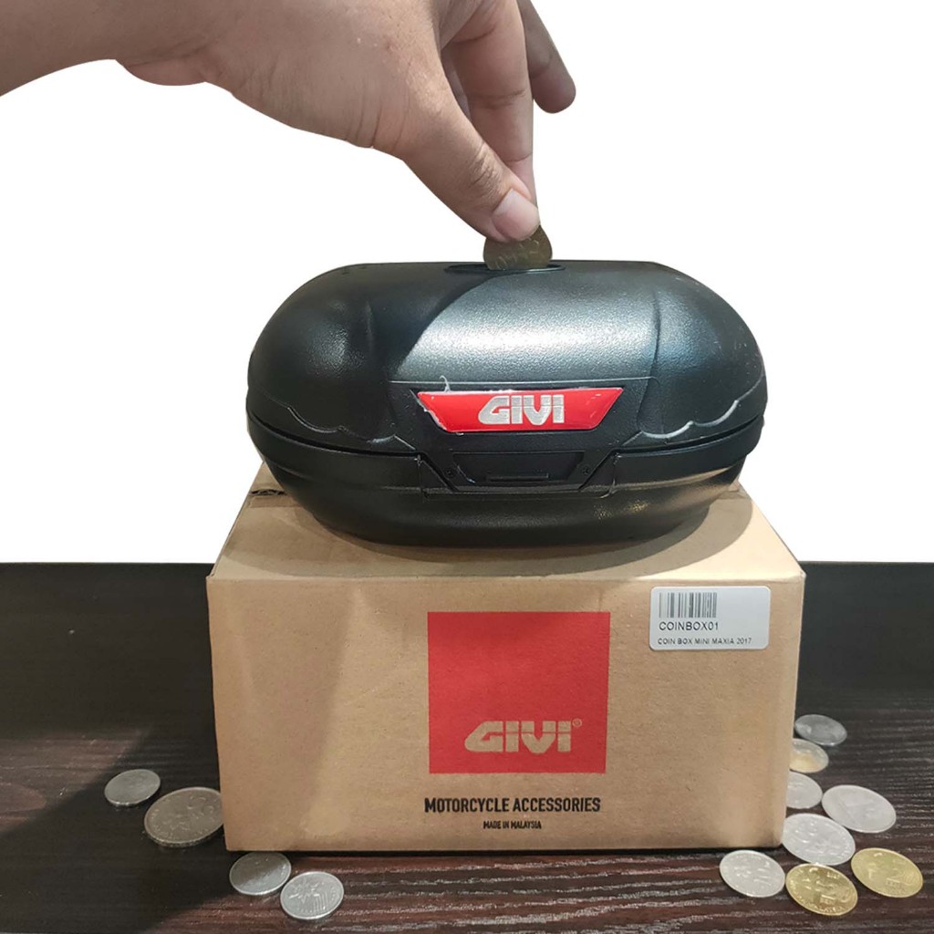 Tabung duit / Coin Box motosikal Mini Box GIVI