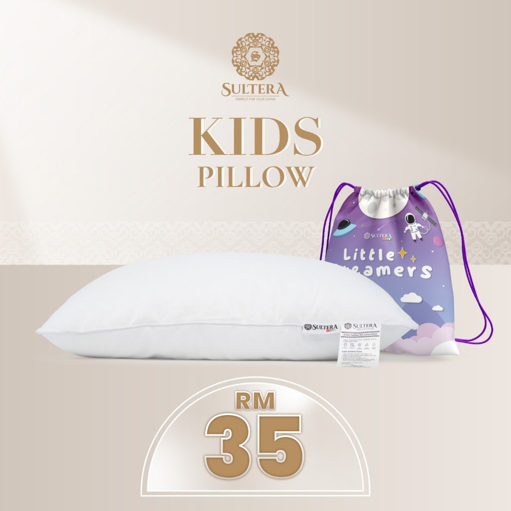 SULTERA KIDS PILLOW หมอนคุณภาพ 5 STAR Akemi หมอนโรงแรม Dunlopillo Bantal Hotel Hilton