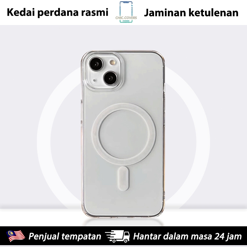 สําหรับ iphone 17 Pro Max Ultra Clear วงกลมแม่เหล็กในตัว 11 12 13 14 15 16Plus 7 8 Plus X XR XS Max 