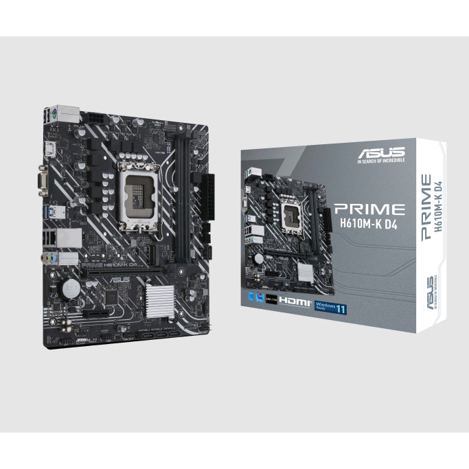 ASUS PRIME H610M-K D4 / PRIME H610M-K D4-CSM mATX เมนบอร์ด Intel / Intel LGA 1700