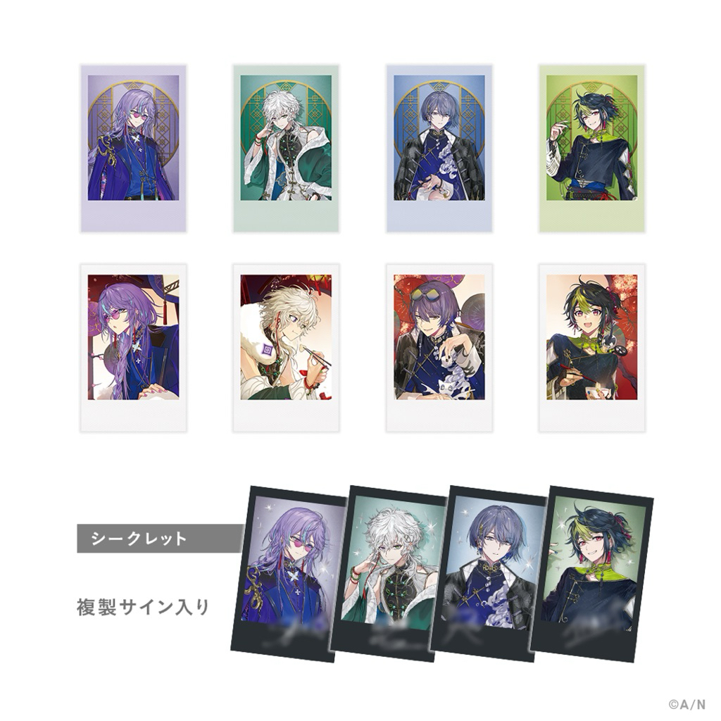 Nijisanji Dytica โฟโต้การ์ดครบรอบ 2 ปี Hoshirube Sho Inami Rai Koyanagi Rou