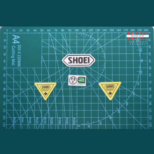 สติ๊กเกอร์หมวกกันน็อค Shoei Arai Ram4 Copy Sticker