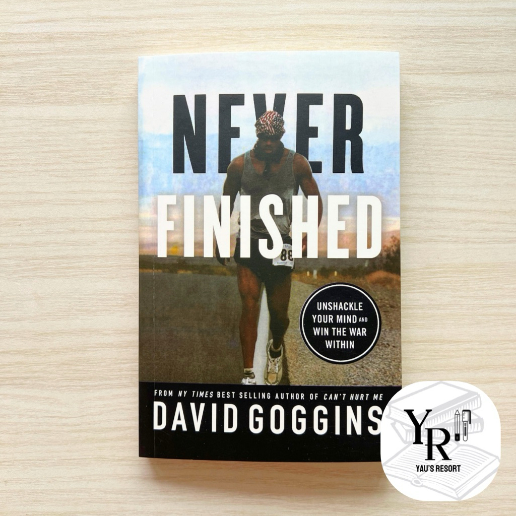 ไม่เคยจบ: Unshackle Your Mind and Win the War Within โดย David Goggins หนังสือภาษาอังกฤษปกอ่อน bookt