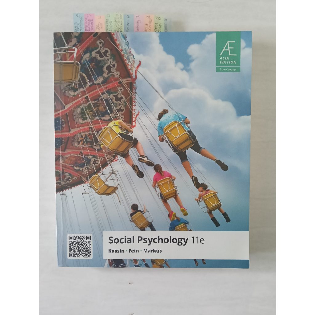 Used Cengage Social Psynamide 11th Edition AE Saul Kassin 9789814922784