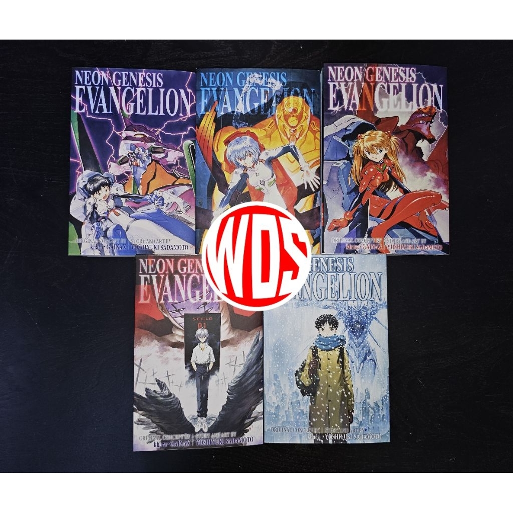 Manga : Neon Genesis Evangelion (3 in 1 Edition) เล่ม 1-5 (เวอร์ชันภาษาอังกฤษ)