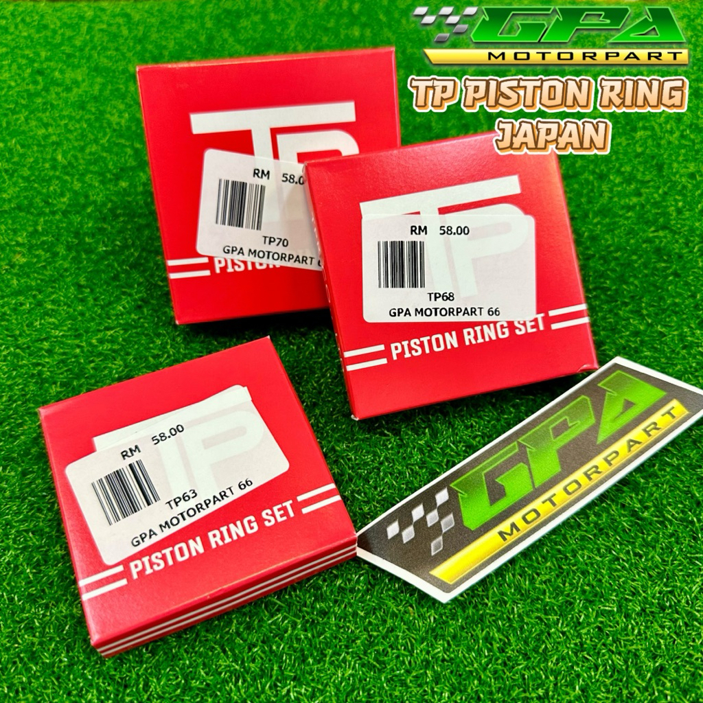 TP RING PISTON ชุดแหวนญี่ปุ่น 63 มม.65 มม.68 มม.70 มม.LC135 Y15 Y16 RS150 RSX