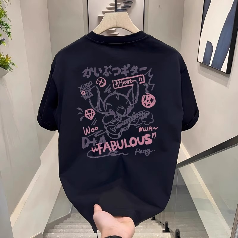 Baju Kaos Lelaki Cotton Combed Design Anime Kool Corak Kartun Grati Selesa Saiz S-XXXL