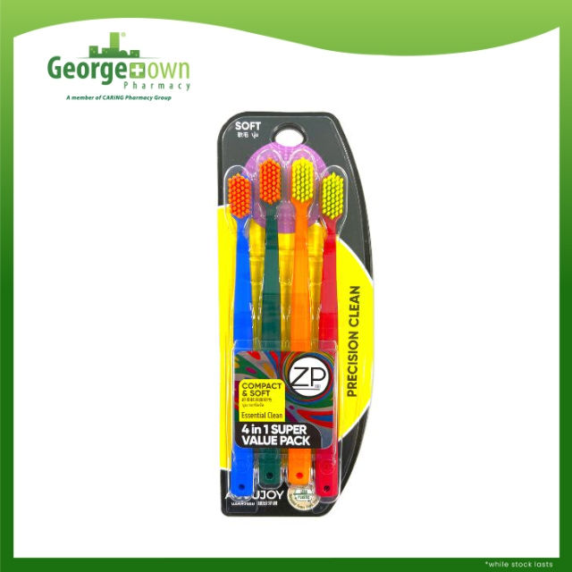ZP ACCUJOY TOOTHBRUSH 4 IN 1 SUPER VALUE PACK