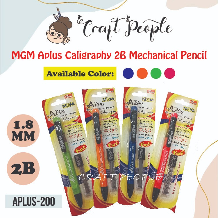 MGM Aplus Caligraphy 2B ดินสอกด