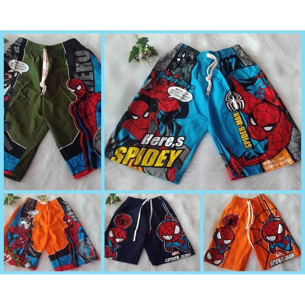 Spiderman Pants Boy Marvel Summer Casual Pants