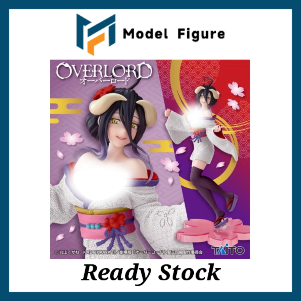 Taito - Overlord Coreful Figure Albedo Sakura Kimono ver.
