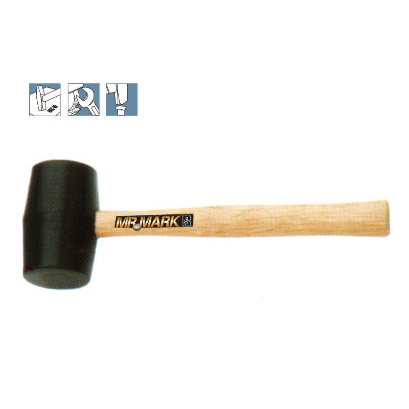 นาย MARK RUBBER MALLET พร้อมด้ามจับไม้แข็ง (MK-TOL-2016)