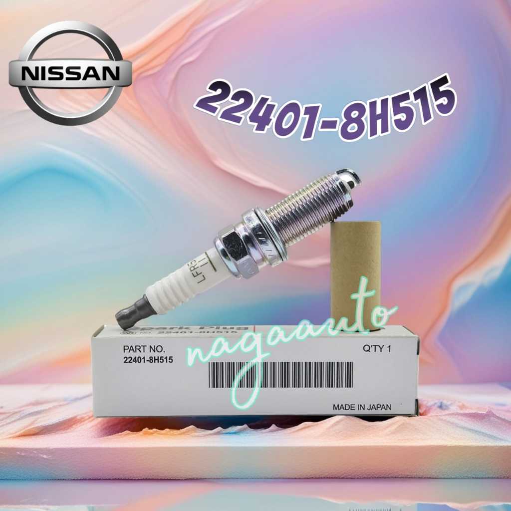 22401-8H515 (LFR5A11) หัวเทียน Nissan สําหรับ X-TRAIL T30 SERENA C24 QR MURANO Z50 2.5