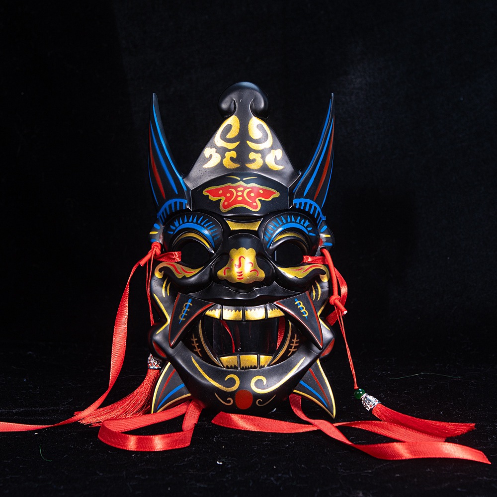 หน้ากากเรซิ่น ญี่ปุ่นผีแต่งตัว oni hantu topeng