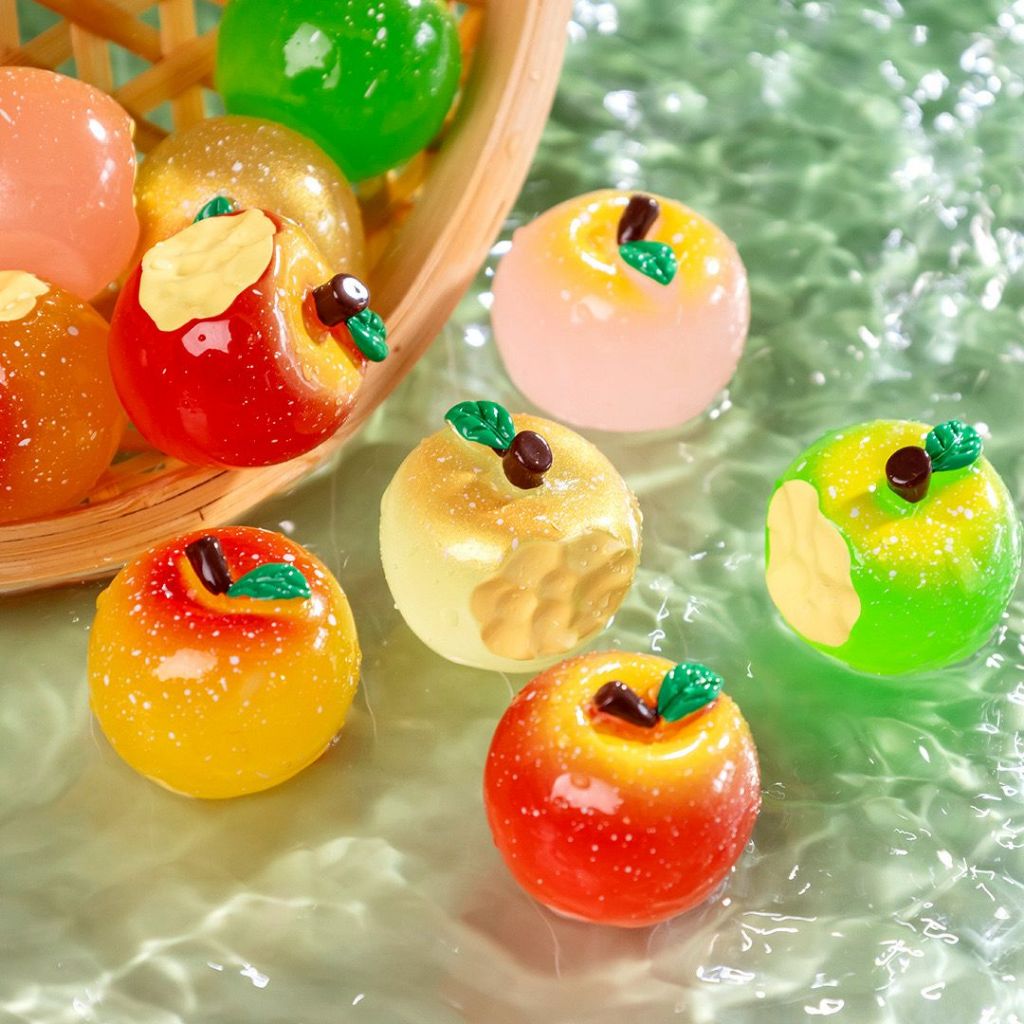 [29x31mm] LUMI BIG APPLE DIY RESIN Luminous BIG APPLE DIY RESIN อุปกรณ์เครื่องประดับ