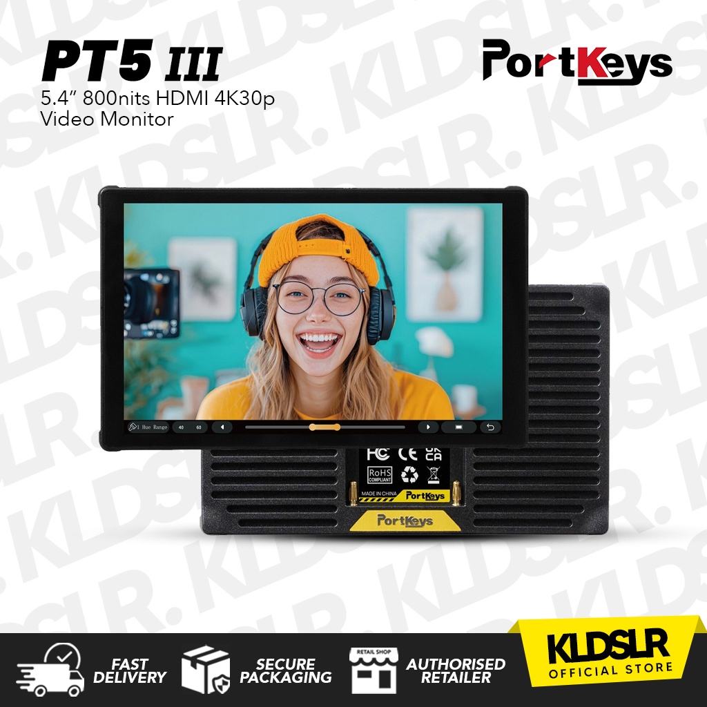 PORTKEYS PT5 III / PT5 II / PT6 Entry-Level และราคาไม่แพงมาก 5.4 นิ้วจอภาพบนกล้อง