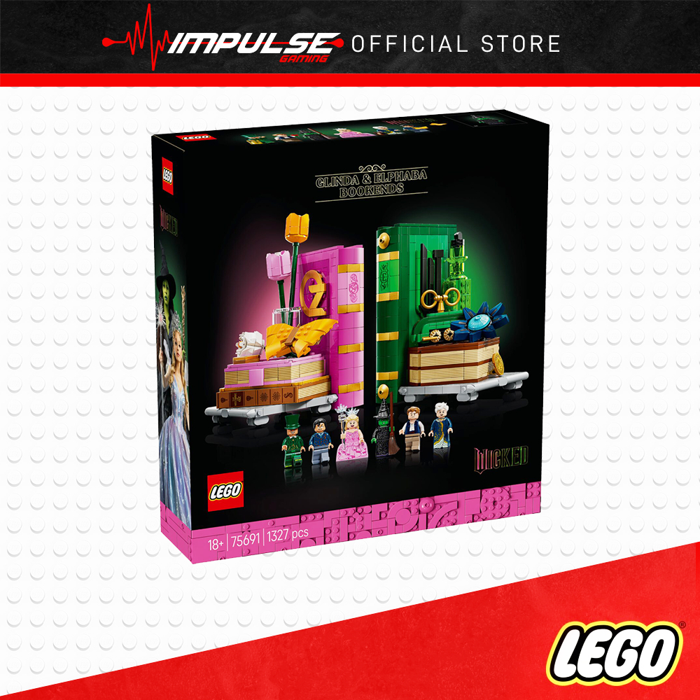 LEGO 75691 Wicked Glinda & Elphaba Bookends
