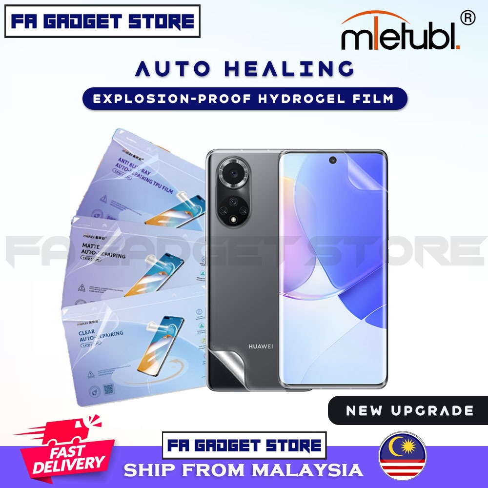 Huawei Nova 9 Pro 9 SE 9 8 SE 8 8i 7i 7 6 SE Auto Healing ป้องกันการระเบิด Soft Hydrogel ป้องกันหน้า