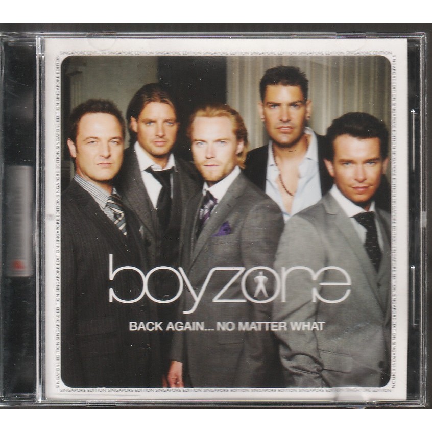 CD BOYZONE : BACK AGAIN ... NO MATTER WHAT