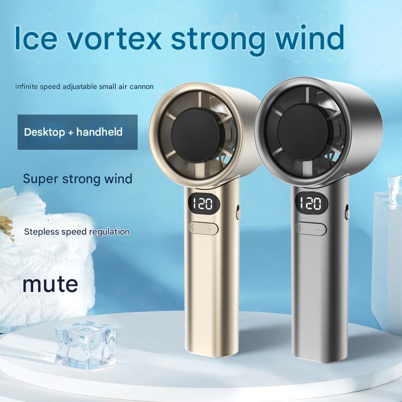 M11 120Speeds พัดลมมือถือ Mini Turbo – ปรับได้ 120 ระดับ, พัดลมชาร์จ USB แบบพกพากําลังสูงแบบไม่มีขั้